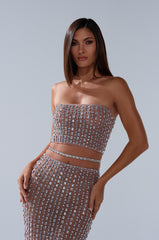 ALL THE SHINE RHINESTONE BANDEAU