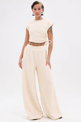 SYDNEY TEXTURED PALAZZO PANT