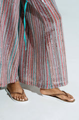 AKIRA LORETA LEOPARD THONG FLIP FLOP