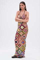 DONT LET ME GO CROCHET MAXI DRESS