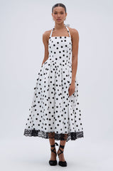 DOLLY POLKA DOT MIDI DRESS
