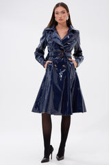 MITICA PATENT TRENCH IN NAVY