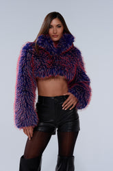 NELLIE FAUX FUR BOLERO