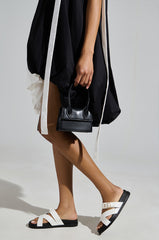 AKIRA NESSAROSE WHITE SANDAL