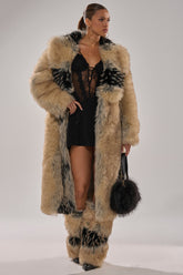 TELLURIDE FAUX FUR IN TAN