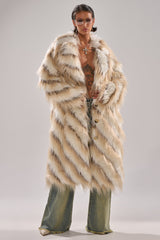 HARLOW PATCHWORK FAUX FUR