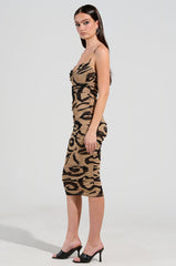 MY DARLIN MESH MIDI DRESS