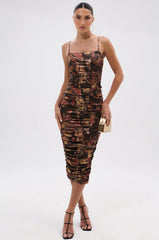 HEAVEN SENT MESH MIDI DRESS