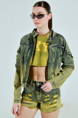 CALL ME CRAZY DENIM MOTO