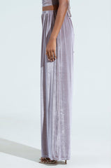 FEELS GOOD WIDE LEG VELVET PANT