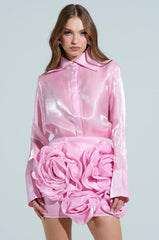 PRETTY HOT BUTTON DOWN TOP