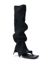 AZALEA WANG SAPPHIRA BLACK SANDAL