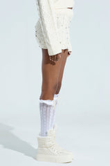SNOW BUNNY MINI SKIRT