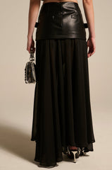 DARK NIGHT MIDI SKIRT