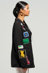 NEW OMNI PINSTRIPE BLAZER