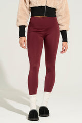 SNUGGLE FLEX FLEECE LEGGING IN RED