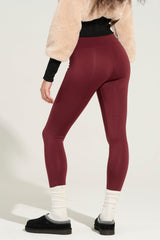 SNUGGLE FLEX FLEECE LEGGING IN RED