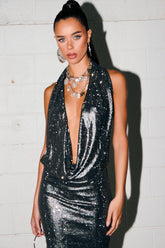 HEARTBREAKER RHINESTONE MINI DRESS