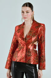COCKTAIL HOUR CUT-OUT BLAZER