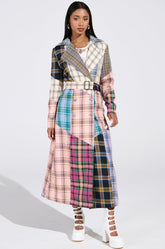 LOGAN PATCHWORK TRENCH