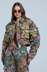 LOGAN SQUARE JACQUARD BOMBER