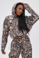PYTHON HOODED SWEATSHIRT