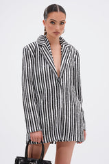 NORTH AVE CROCHET BLAZER