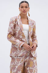 SLOW MOTION BROCADE BLAZER
