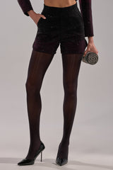 RAISE A GLASS RHINESTONE SHORTS