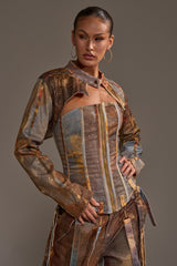 IN THE FUTURE RHINESTONE BOLERO