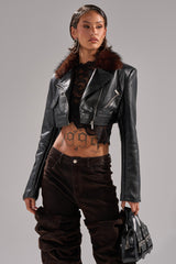 VICTORIA FUR TRIM MOTO