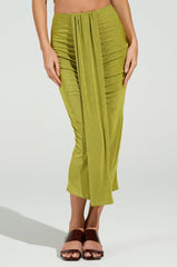 VANJA SLINKY MIDI SKIRT