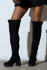 TOP TIER BLACK CHUNKY BOOT