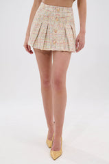 EVERY BIT OF PRETTY TWEED MINI SKIRT