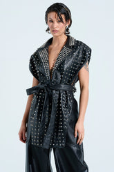 TELL ME ABOUT IT STUDDED VEST