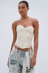 LETS GET ROWDY LACE UP CORSET