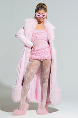 VIVIAN FUR TRIM COAT