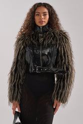 LIGHT IT UP FUR TRIM MOTO