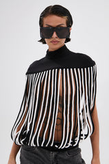 POWER TRIP FRINGE BLOUSE