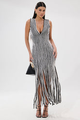 YOU WISH BRAIDED MIDI DRESS