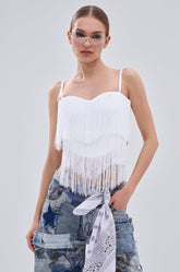 SHAKE IT FOR ME FRINGE BLOUSE