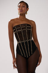 SMOKESHOW CORSET WITH RHINESTONES