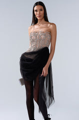 GIRL GO GET IT EMBELLISHED CORSET