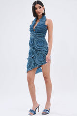 ONE OF ONE DENIM MINI DRESS