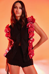 ROSE PETALS BUTTON DOWN