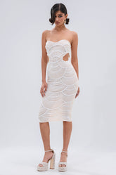 PRINCESS TREATMENT PEARL MIDI DRESS