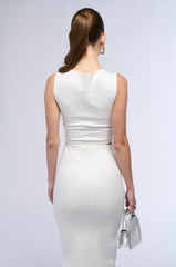 A GOOD NIGHT RHINESTONE TANK