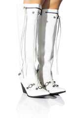 A GOOD ONE WHITE CROC BOOT