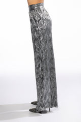 ABOVE ALL METALLIC WIDE LEG PANT