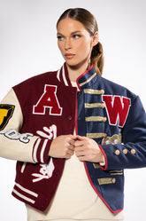 ACADEMY BOMBER WITH DETACHABLE TRENCH